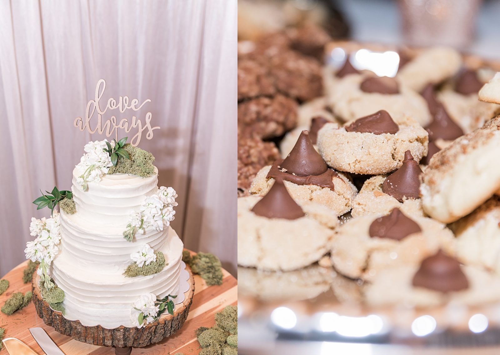 Wedding photography by Diana Gramlich, wedding cake and cookie table