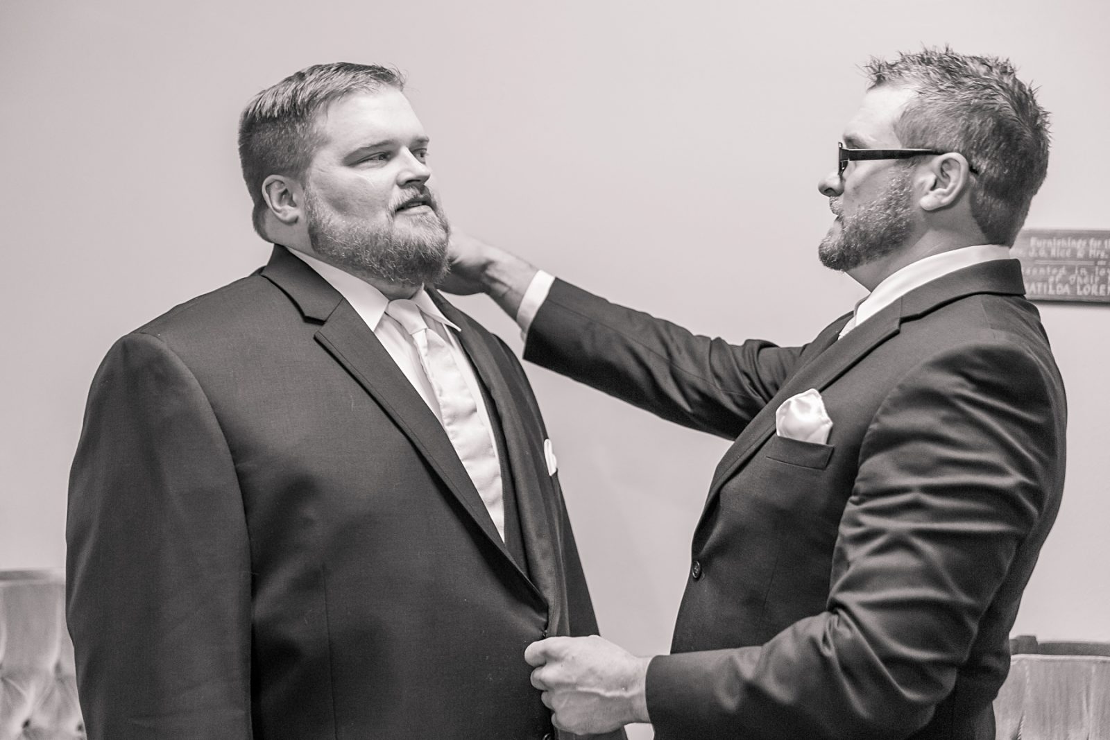 Wedding photography by Diana Gramlich, groom and best man