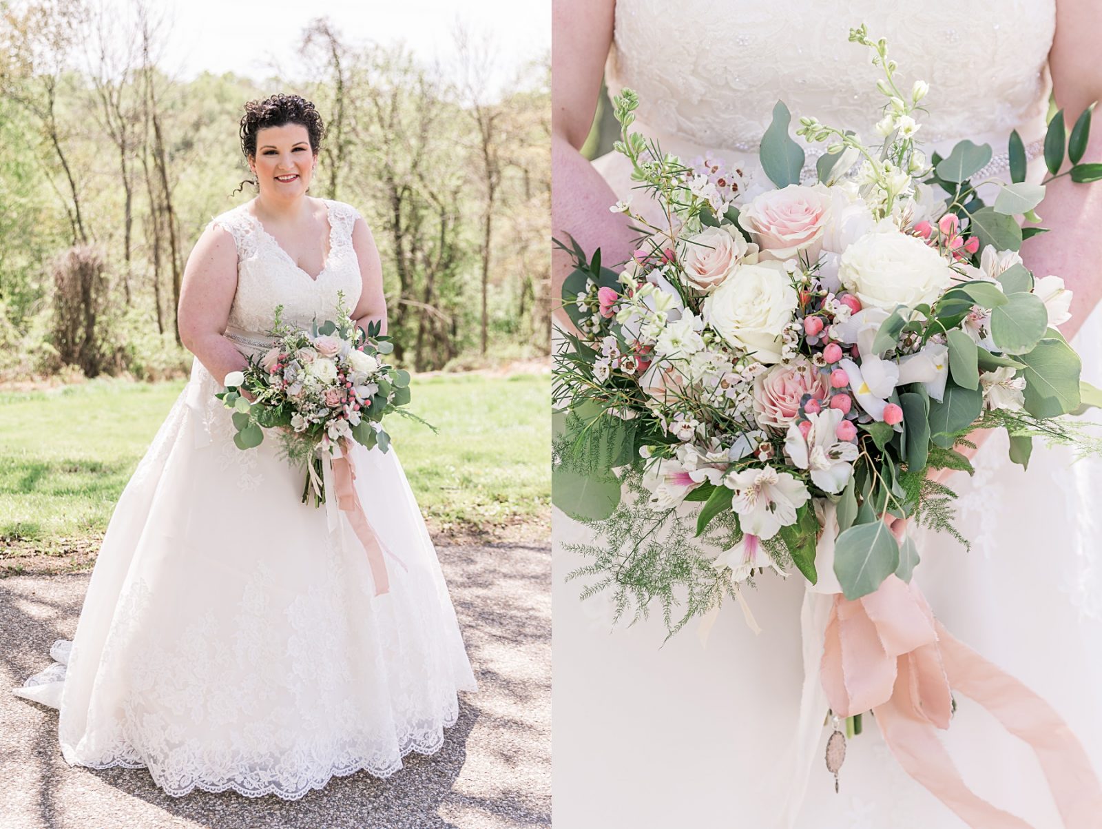 Wedding photography by Diana Gramlich, Beautiful bride and her bouquet