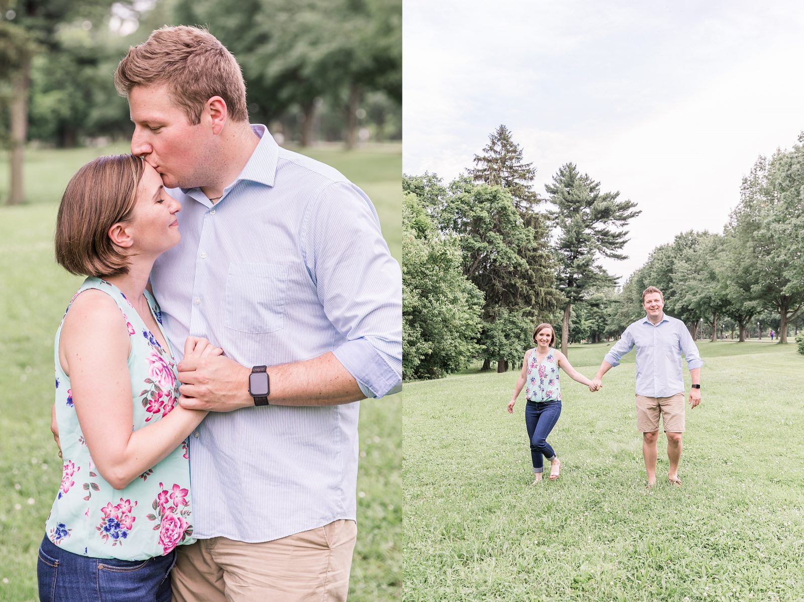 Engagement photos in the park by Diana Gramlich Photography